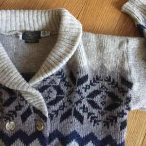 Cozy Double Breasted Wool Sweater